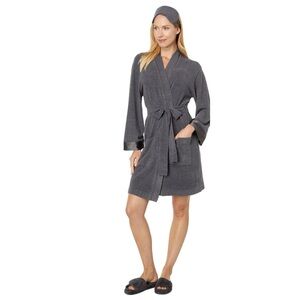 Barefoot Dreams CozyChic Ultra Lite Luxury Spa Set Faded Black